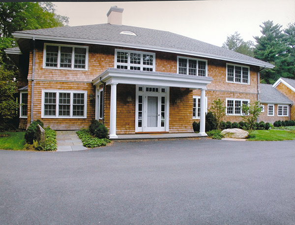 Front Elevation and Main Entry/Parking Area