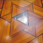 Custom Designed Floor  with a recess for a crystal.